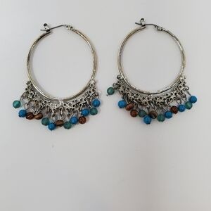 Hoop Beaded Earrings
